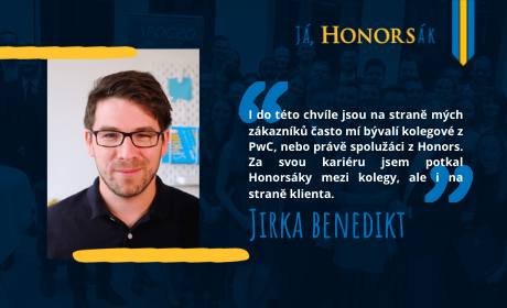 Já, Honorsák #2: Honorsáky potkáte všude, mezi kolegy i na straně klienta, říká Jirka Benedikt